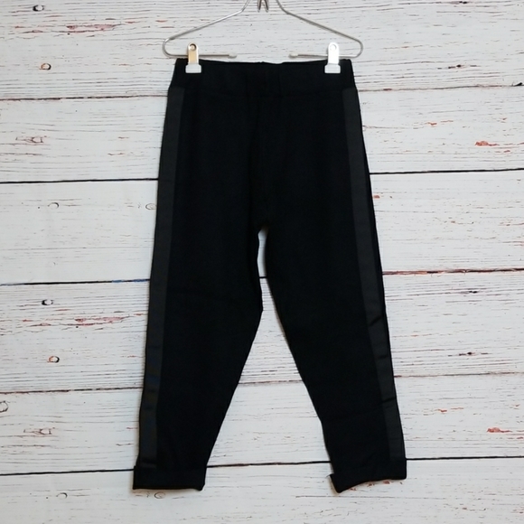 ZARA // knit joggers ribbon sides stripe - Picture 2 of 8